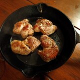 ラム肉の塩焼き